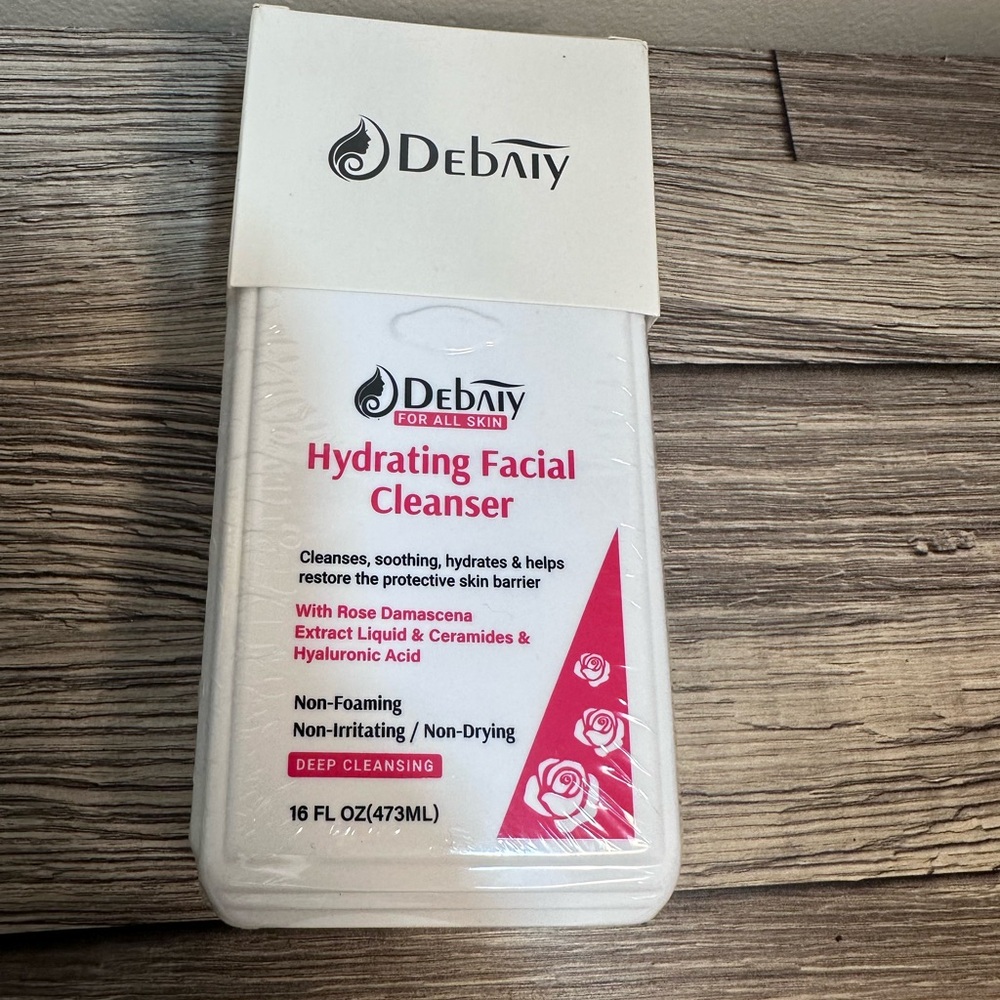Debaiy Hydrating FACIAL Cleanser Rose Hyaluronic 16 oz